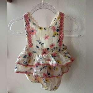 Floral Ruffled Baby Dress
